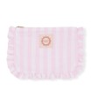 RUFFLED TOILETRY BAG CANDY