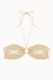 GOLD TOP BANDEAU TIRAS