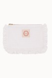 RUFFLED TOILETRY BAG COCOON