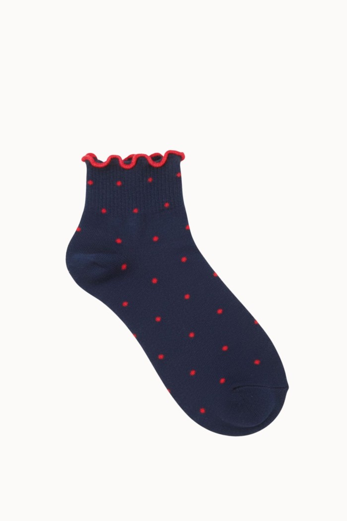 CALCETINES NAVY DOTS