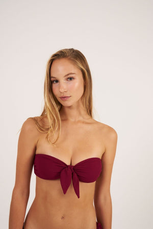BERRY TOP BANDEAU LACE