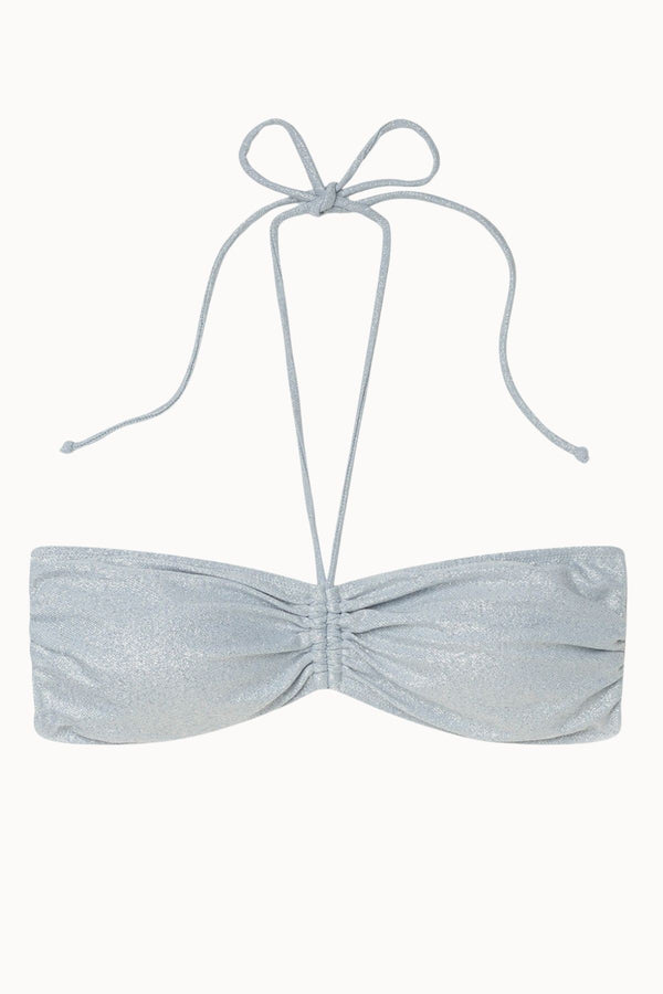 SILVER TOP BANDEAU FRUNCE