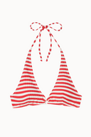 RED NAVY TOP HALTER