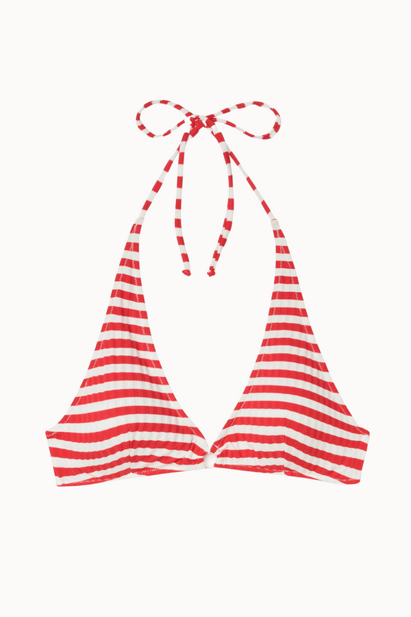 RED NAVY TOP HALTER