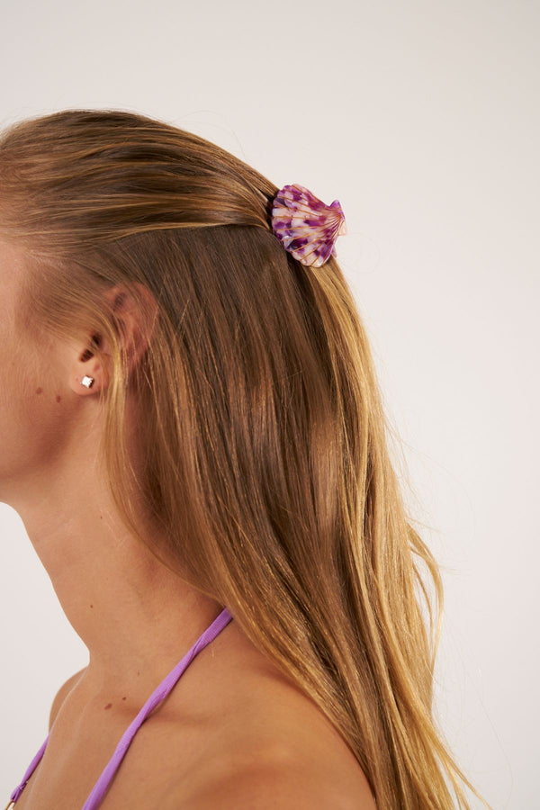 PINCE À CHEVEUX SHELL VIOLET