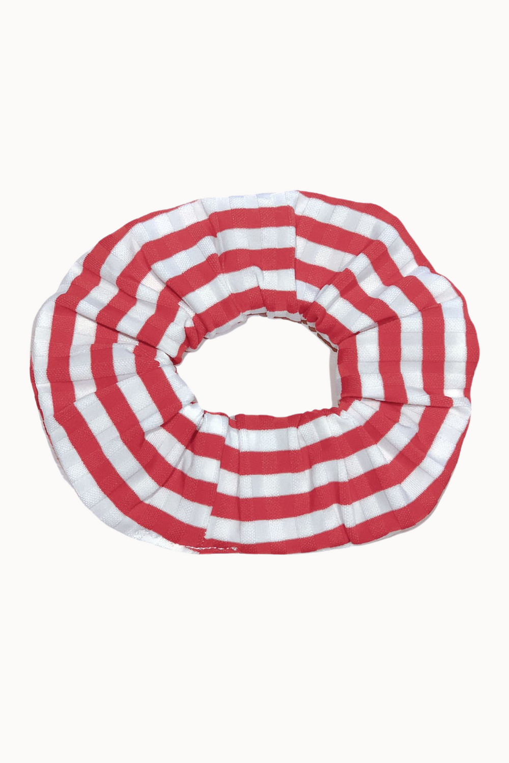 RED NAVY SCRUNCHIE