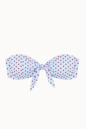 DOT TOP BANDEAU LACE