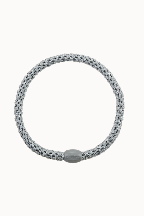SILVER KKNEKKI SLIM HAIR TIE