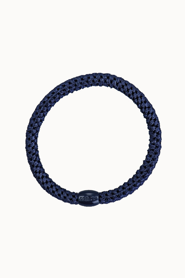NAVY BLUE KKNEKKI SLIM HAIR TIE