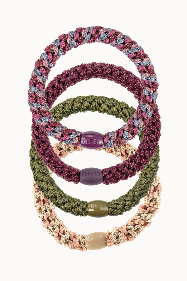 KKNEKKI HAIR TIES PACK CRUSH