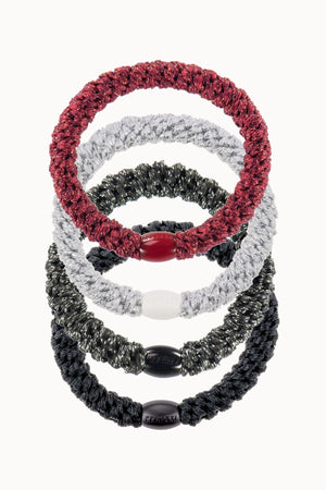 KKNEKKI HAIR TIES PACK GLITTER