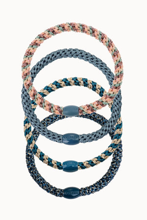 KKNEKKI HAIR TIES PACK TEAL