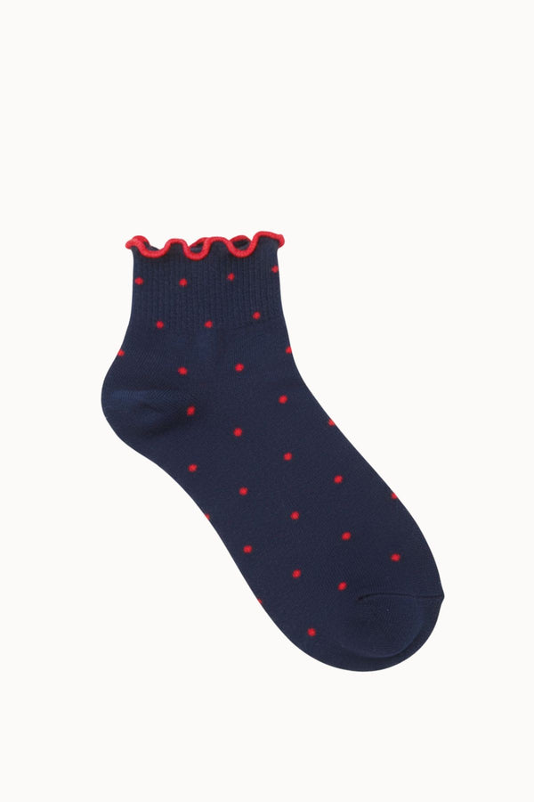 CHAUSETTES NAVY DOTS
