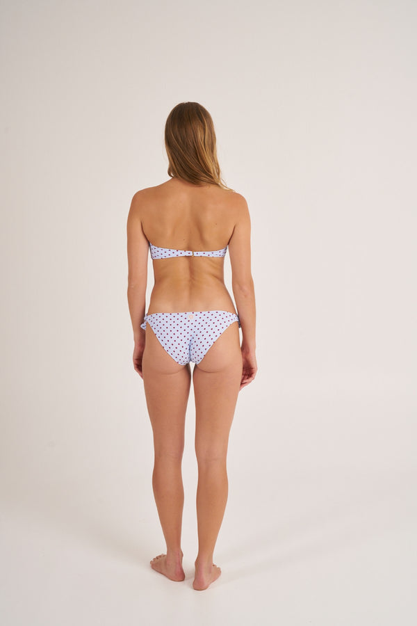 DOT TOP BANDEAU LACE