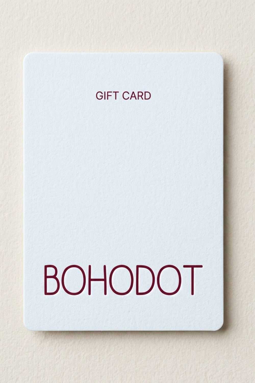 GIFT CARD