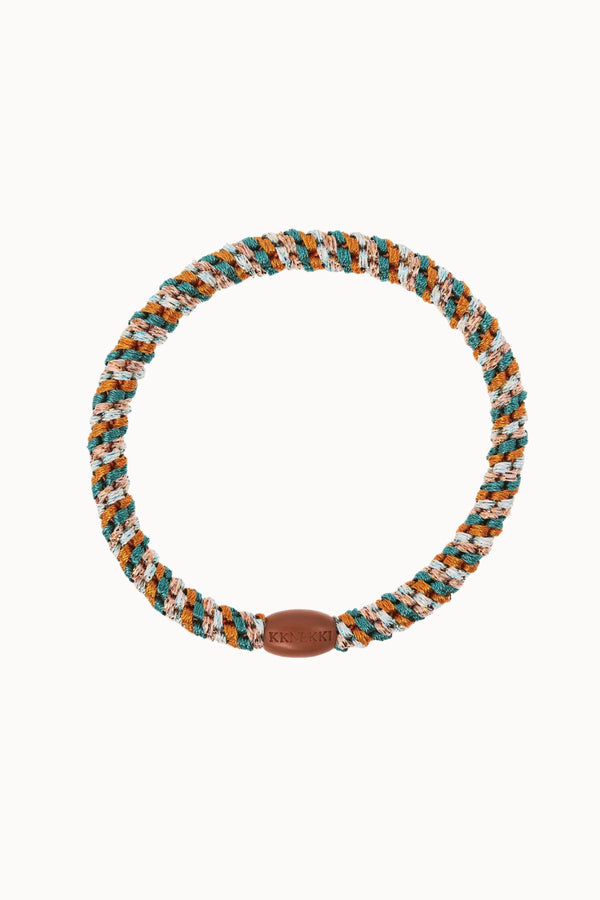 ÉLASTIQUE À CHEVEAUX KKNEKKI SLIM TEAL MIX