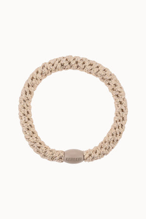 ÉLASTIQUE À CHEVEUX KKNEKKI BEIGE GLITTER