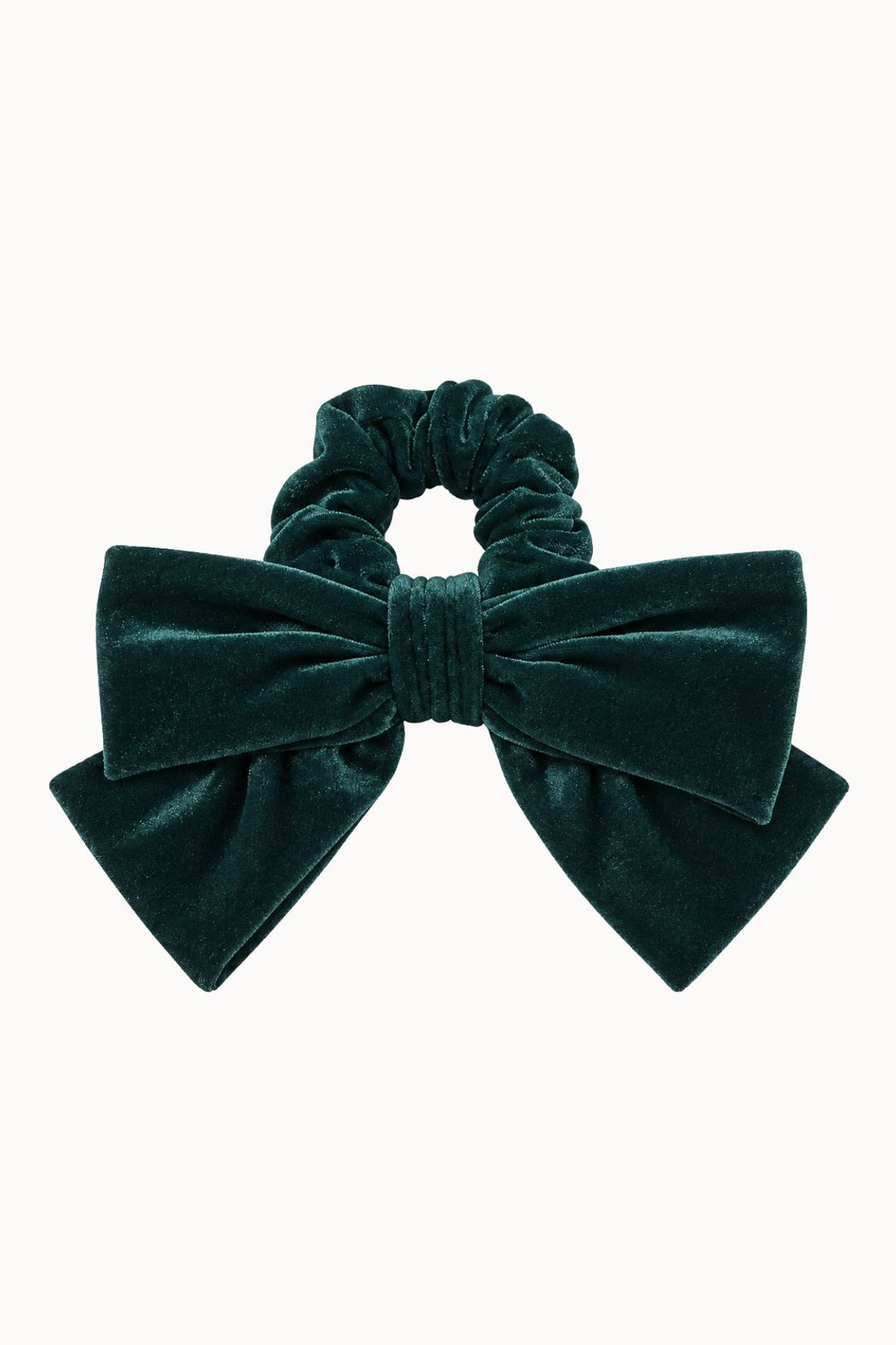 COLETERO LAZO DE TERCIOPELO VERDE
