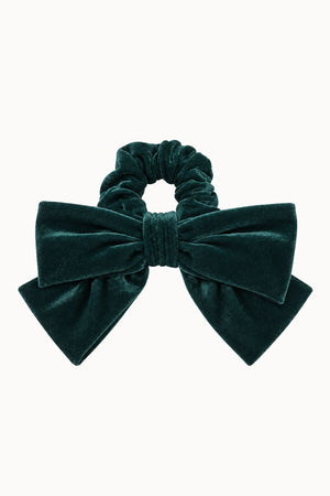 COLETERO LAZO DE TERCIOPELO VERDE