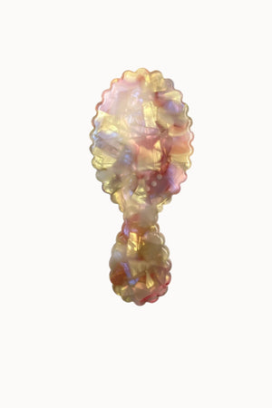 PINK TORTOISESHELL HAIR BRUSH